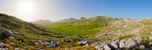 Lukavica Plain, Afternoon Panorama (VR)